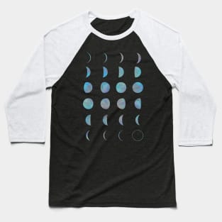 Phases of the Moon Baseball T-Shirt